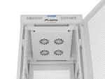 SZAFA INSTALACYJNA RACK STOJĄCA 19" 42U 600X800 SZARA DRZWI PERFOROWANE LCD LANBERG (FLAT PACK)