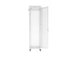 SZAFA INSTALACYJNA RACK STOJĄCA 19" 42U 600X800 SZARA DRZWI PERFOROWANE LCD LANBERG (FLAT PACK)