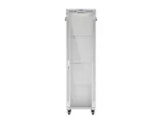 SZAFA INSTALACYJNA RACK STOJĄCA 19" 42U 600X800 SZARA DRZWI SZKLANE LCD LANBERG (FLAT PACK) V2