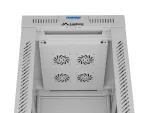 SZAFA INSTALACYJNA RACK STOJĄCA 19" 42U 600X800 SZARA DRZWI SZKLANE LCD LANBERG (FLAT PACK) V2