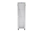 SZAFA INSTALACYJNA RACK STOJĄCA 19" 42U 600X800 SZARA DRZWI SZKLANE LCD LANBERG (FLAT PACK) V2