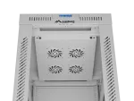 SZAFA INSTALACYJNA RACK STOJĄCA 19" 42U 600X800 SZARA DRZWI SZKLANE LCD LANBERG (FLAT PACK) V2
