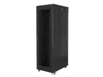 SZAFA INSTALACYJNA RACK STOJĄCA 19" 42U 800X1000 CZARNA DRZWI PERFOROWANE LANBERG (ZŁOŻONA)