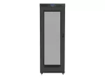 SZAFA INSTALACYJNA RACK STOJĄCA 19" 42U 800X1000 CZARNA DRZWI PERFOROWANE LCD LANBERG (FLAT PACK) V2