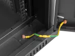 SZAFA INSTALACYJNA RACK STOJĄCA 19" 42U 800X1000 CZARNA DRZWI PERFOROWANE LCD LANBERG (FLAT PACK) V2