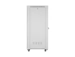 SZAFA INSTALACYJNA RACK STOJĄCA 19" 42U 800X1000 SZARA DRZWI PERFOROWANE LCD LANBERG (FLAT PACK)