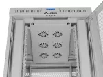 SZAFA INSTALACYJNA RACK STOJĄCA 19" 42U 800X1000 SZARA DRZWI PERFOROWANE LCD LANBERG (FLAT PACK)