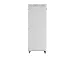 SZAFA INSTALACYJNA RACK STOJĄCA 19" 42U 800X1000 SZARA DRZWI SZKLANE LCD LANBERG (FLAT PACK) V2