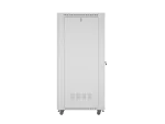 SZAFA INSTALACYJNA RACK STOJĄCA 19" 42U 800X1000 SZARA DRZWI SZKLANE LCD LANBERG (FLAT PACK) V2