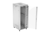 SZAFA INSTALACYJNA RACK STOJĄCA 19" 42U 800X1000 SZARA DRZWI SZKLANE LCD LANBERG (FLAT PACK) V2