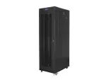SZAFA INSTALACYJNA RACK STOJĄCA 19" 42U 800X1200 CZARNA DRZWI PERFOROWANE LCD LANBERG (FLAT PACK) V2
