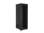 SZAFA INSTALACYJNA RACK STOJĄCA 19" 42U 800X800 CZARNA DRZWI PERFOROWANE LANBERG (ZŁOŻONA)