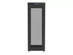 SZAFA INSTALACYJNA RACK STOJĄCA 19" 42U 800X800 CZARNA DRZWI PERFOROWANE LCD LANBERG (FLAT PACK)