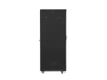 SZAFA INSTALACYJNA RACK STOJĄCA 19" 42U 800X800 CZARNA DRZWI SZKLANE LANBERG (ZŁOŻONA)