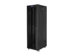 SZAFA INSTALACYJNA RACK STOJĄCA 19" 42U 800X800 CZARNA DRZWI SZKLANE LCD LANBERG (FLAT PACK) V2
