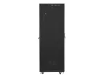 SZAFA INSTALACYJNA RACK STOJĄCA 19" 42U 800X800 CZARNA DRZWI SZKLANE LCD LANBERG (FLAT PACK) V2