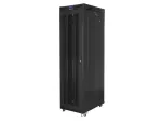 SZAFA INSTALACYJNA RACK STOJĄCA 19" 47U 800X1000 CZARNA DRZWI PERFOROWANE LCD LANBERG (FLAT PACK) V2