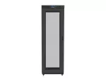 SZAFA INSTALACYJNA RACK STOJĄCA 19" 47U 800X1000 CZARNA DRZWI PERFOROWANE LCD LANBERG (FLAT PACK) V2