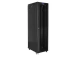SZAFA INSTALACYJNA RACK STOJĄCA 19" 47U 800X1000 CZARNA DRZWI SZKLANE LCD LANBERG (FLAT PACK) V2