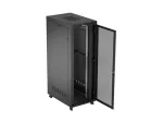 SZAFA INSTALACYJNA RACK STOJĄCA 19" 47U 800X1200 CZARNA DRZWI PERFOROWANE LCD LANBERG (FLAT PACK) V2
