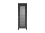 SZAFA INSTALACYJNA RACK STOJĄCA 19" 47U 800X1200 CZARNA DRZWI PERFOROWANE LCD LANBERG (FLAT PACK) V2