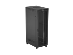SZAFA INSTALACYJNA RACK STOJĄCA 19" 47U 800X1200 CZARNA DRZWI PERFOROWANE LCD LANBERG (FLAT PACK) V2