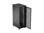 SZAFA INSTALACYJNA RACK STOJĄCA 19" 47U 800X1200 CZARNA DRZWI PERFOROWANE LCD LANBERG (FLAT PACK) V2