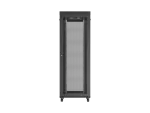 SZAFA INSTALACYJNA RACK STOJĄCA 19" 47U 800X1200 CZARNA DRZWI PERFOROWANE LCD LANBERG (FLAT PACK) V2