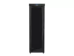 SZAFA INSTALACYJNA RACK STOJĄCA 19" 47U 800X1200 CZARNA DRZWI SZKLANE LCD LANBERG (FLAT PACK) V2