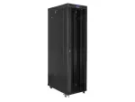 SZAFA INSTALACYJNA RACK STOJĄCA 19" 47U 800X1200 CZARNA DRZWI SZKLANE LCD LANBERG (FLAT PACK) V2