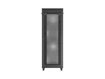 SZAFA INSTALACYJNA RACK STOJĄCA 19" 47U 800X800 CZARNA DRZWI PERFOROWANE LCD LANBERG (FLAT PACK)