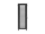 SZAFA INSTALACYJNA RACK STOJĄCA 19" 47U 800X800 CZARNA DRZWI PERFOROWANE LCD LANBERG (FLAT PACK)