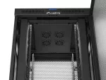 SZAFA INSTALACYJNA RACK STOJĄCA 19" 47U 800X800 CZARNA DRZWI PERFOROWANE LCD LANBERG (FLAT PACK)