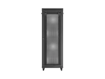 SZAFA INSTALACYJNA RACK STOJĄCA 19" 47U 800X800 CZARNA DRZWI PERFOROWANE LCD LANBERG (FLAT PACK)
