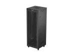 SZAFA INSTALACYJNA RACK STOJĄCA 19" 47U 800X800 CZARNA DRZWI PERFOROWANE LCD LANBERG (FLAT PACK)