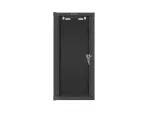 SZAFA INSTALACYJNA RACK WISZĄCA 10" 12U 280X310 CZARNA DRZWI SZKLANE LANBERG (FLAT PACK)