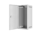 SZAFA INSTALACYJNA RACK WISZĄCA 10" 12U 280X310 SZARA DRZWI METALOWE LANBERG (FLAT PACK)