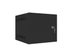 SZAFA INSTALACYJNA RACK WISZĄCA 10" 4U 280X310 CZARNA DRZWI METALOWE LANBERG (FLAT PACK)
