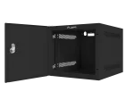 SZAFA INSTALACYJNA RACK WISZĄCA 10" 4U 280X310 CZARNA DRZWI METALOWE LANBERG (FLAT PACK)