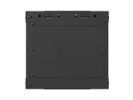 SZAFA INSTALACYJNA RACK WISZĄCA 10" 4U 300X300 CZARNA DRZWI PRZESZKLONE LANBERG (FLAT PACK)