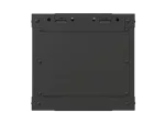SZAFA INSTALACYJNA RACK WISZĄCA 10" 4U 300X300 CZARNA DRZWI PRZESZKLONE LANBERG (FLAT PACK)