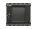 SZAFA INSTALACYJNA RACK WISZĄCA 10" 4U 300X300 CZARNA DRZWI PRZESZKLONE LANBERG (FLAT PACK)