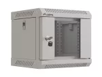 SZAFA INSTALACYJNA RACK WISZĄCA 10" 4U 300X300 SZARA DRZWI PRZESZKLONE LANBERG (FLAT PACK)