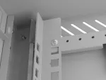 SZAFA INSTALACYJNA RACK WISZĄCA 10" 4U 300X300 SZARA DRZWI PRZESZKLONE LANBERG (FLAT PACK)