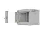 SZAFA INSTALACYJNA RACK WISZĄCA 10" 4U 300X300 SZARA DRZWI PRZESZKLONE LANBERG (FLAT PACK)