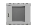 SZAFA INSTALACYJNA RACK WISZĄCA 10" 4U 300X300 SZARA DRZWI PRZESZKLONE LANBERG (FLAT PACK)