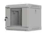 SZAFA INSTALACYJNA RACK WISZĄCA 10" 4U 300X300 SZARA DRZWI PRZESZKLONE LANBERG (FLAT PACK)