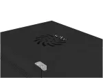 SZAFA INSTALACYJNA RACK WISZĄCA 10" 6U 280X310 CZARNA DRZWI METALOWE LANBERG (FLAT PACK)