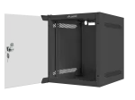 SZAFA INSTALACYJNA RACK WISZĄCA 10" 6U 280X310 CZARNA DRZWI SZKLANE LANBERG (FLAT PACK)