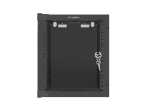 SZAFA INSTALACYJNA RACK WISZĄCA 10" 6U 280X310 CZARNA DRZWI SZKLANE LANBERG (FLAT PACK)